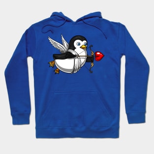 Cute Penguin Cupid Hoodie